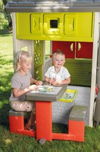 Speziell nur bei uns  - Spielhaus ökologisch im luxuriösen Design in natürlichen Farben Neo Jura Lodge Grün Smoby erweiterbar_31