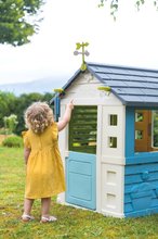 Kleine Spielhäuser für Kinder - Set ökologisches Spielhaus Neo Jura Lodge Playhouse und Wetterstation Green Smoby erweiterbar, Wind- und Regenmessgerät_21
