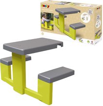 Príslušenstvo k domčekom - Piknik stôl s lavicami k domčekom Smoby s možnosťou upevnenia slnečníka s UV filtrom_2