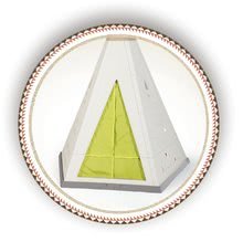 Domčeky pre deti - Stan prírodný Indoor&Outdoor Teepee Evolutive Smoby výškovo nastaviteľný 159-184 cm s textilným závesom UV filter od 2-8 rokov_2