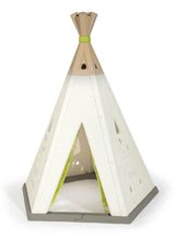 Domčeky pre deti - Stan prírodný Indoor&Outdoor Teepee Evolutive Smoby výškovo nastaviteľný 159-184 cm s textilným závesom UV filter od 2-8 rokov_1