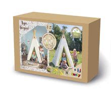 Domčeky pre deti - Stan prírodný Indoor&Outdoor Teepee Evolutive Smoby výškovo nastaviteľný 159-184 cm s textilným závesom UV filter od 2-8 rokov_10