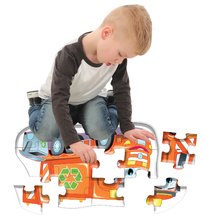 Otroške puzzle - Puzzle podlahové smetiarske auto auto Dohány veľké 12 dielov od 24 mes DH811020_1