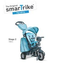 Tricikli za djecu od 10 mjeseci - SMART TRIKE 8200400 tricikl EXPLORER Blue 360° novo upravljanje 5u1 s podesivim naslonom i amortizerom sivo-plavi od 10-36 mj 360° upravljanje s podesivim naslonom i amortizerom sivo-plavi od 10 mjeseci_1