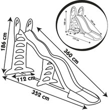 Csúszdák gyerekeknek  - Szett csúszda Toboggan Super Megagliss 2in1 Smoby és Kutyus libikóka 24 hó-tól_1