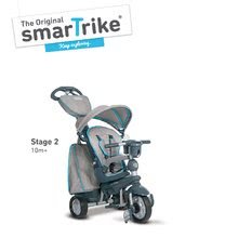 Tricikli za djecu od 10 mjeseci - Tricikl Explorer Silver 5u1 smarTrike 360° upravljanje s podesivim naslonom i amortizerom sivi od 10 mjeseci_1