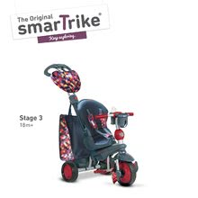 Tricikli za djecu od 10 mjeseci - SMART TRIKE 8202500 trojkolka EXPLORER Grey&Red 360° nové riadenie 5v1 s polohovateľnou opierkou a tlmičom šedo-červená od 10 _3