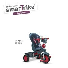 Tricikli od 10. meseca - Tricikel Explorer Grey&Red 5v1 smarTrike 360° z nastavljivim sedežem rdeče-siv od 10 mes_1