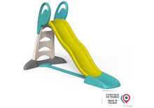 Rutschen mit Sandkasten - Set Rutsche Toboggan KS mit Wasser Smoby und Sandkasten mit Deckel mit einem Segel mit Tintenfisch und  Wasserdüse_25