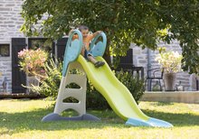 Skluzavky pro děti - Skluzavka s vodotryskem Toboggan XL Slide Green Smoby 230 cm plocha na klouzání s UV filtrem_6