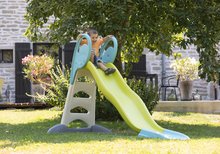 Rutschen mit Sandkasten - Set Rutsche Toboggan KS mit Wasser Smoby und Sandkasten mit Deckel mit einem Segel mit Tintenfisch und  Wasserdüse_23