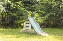 Skluzavky pro děti - Skluzavka ekologická s vodotryskem Toboggan XL Slide Green Smoby 230 cm plocha na klouzání z recyklovaného materiálu s UV filtrem_1