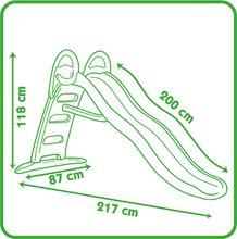 Šmykľavky sety - Set šmykľavka Toboggan Funny Smoby dĺžka 200 cm a dobrodružná dráha s vedro setom od 24 mes_28