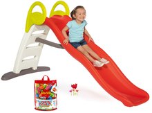 Seturi tobogane - Set tobogan cu jet de apă Funny Toboggan Smoby de 2 metri și cadou joc de construit în cutie de depozitare 50+20% cuburi roz_33