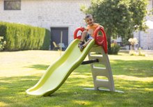 Tobogani za otroke - Tobogan z vodometom Funny Slide Green Toboggan Smoby 2 metrski dvoji dvojno trpežno ogrodje z UV filtrom od 24 mes_5