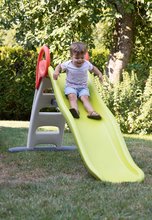 Tobogani za otroke - Tobogan z vodometom Funny Slide Green Toboggan Smoby 2 metrski dvoji dvojno trpežno ogrodje z UV filtrom od 24 mes_4