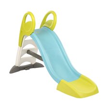 Toboggans pour enfants  - Toboggan moyen GM Slide Blue Smoby glissière de 150 cm avec jeu d'eau et escaliers antidérapants, filtre UV à partir de 24 mois._2