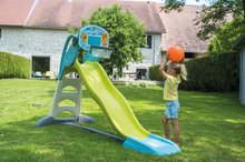 Csúszda tartozékok - Kosárlabda palánk csúszdákra és falra Basketball Hoop 3in1 Smoby horoggal a rögzítéshez és UV szűrővel_5