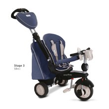 Tricikli za djecu od 10 mjeseci - Trojkolka Recliner Infinity Blue 5v1 smaTrike TouchSteering ovládanie a polohovateľná opierka modro-šedá od 10-36 mesiacov ST _2