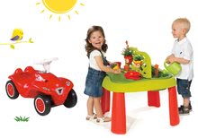 Set mobili da giardino per bambini  - Set tavolo Giardiniere De Jardinage 2in1 Smoby in due parti con giardino e cavalcabile Bobby Car Neo Anthrazit con appoggio_28