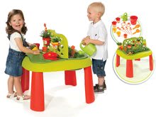 Dětský záhradní nábytek - Stůl Zahradník De jardinage 2v1 Smoby s plotem a 15 doplňky od 24 měsíců_3