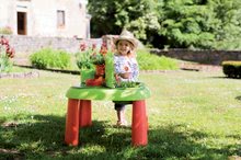 Dětský záhradní nábytek - Stůl Zahradník De jardinage 2v1 Smoby s plotem a 15 doplňky od 24 měsíců_2