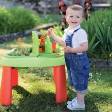 Dětský záhradní nábytek - Stůl Zahradník De jardinage 2v1 Smoby s plotem a 15 doplňky od 24 měsíců_1