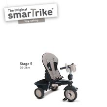 Tricikli za djecu od 10 mjeseci - Trojkolka Recliner Infinity 5v1 smaTrike Black TouchSteering ovládanie a polohovateľná opierka šedá od 10-36 mesiacov ST84010 _0