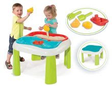 Rutschen mit Sandkasten - Rutschenset Toboggan XL Smoby Länge 2,3 m und Tisch Wasser&Sand 2in1 mit Mühle_1