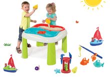 Gartenmöbel für Kinder Sets - Tischset Water&Sand 2in1 Smoby mit Mühle und Angel und Segelboot mit Matrose ab 18 Monaten_12