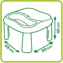Pieskoviská pre deti - Záhradný stôl pieskovisko s vodnou hrou Water&Sand Smoby s krytom a loďka s formičkami od 18 mes_0