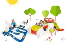 Prolézačky sety - Set prolézačka Adventure Car Smoby se skluzavkou 150 cm, vodní hra Waterplay Niagara od 24 měsíců_17