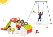 Penjalice setovi - Set penjalica Adventure Car Smoby s pješčanikom i toboganom te ljuljačka s metalnom konstrukcijom, od 24 mjeseca_12