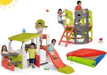 Zestawy do wspinania - Centrum zabaw Fun Center Smoby z zjeżdżalnią 150 cm i zestawem MultiActivity Climbing Tower od 24 miesięcy_40