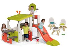 Hracie centrá - Set hracie centrum Fun Center Smoby so šmykľavkou dlhou 150 cm a Piknik stolík s dvoma stoličkami KidChair Red od 24 mes_35