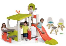 Hracie centrá -  NA PREKLAD - Centro de juegos Fun Center Smoby Con un tobogán de 150 cm y una mesa de picnic con dos sillas KidChair Red desde 24 meses._35