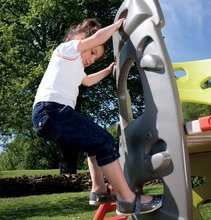 Klettergerüste Sets - Kletterset Multiactivity Climbing Tower Smoby mit 3 Kletterwänden mit Rutsche und Haus der Freunde mit Vorgarten und Küche ab 24 Monaten_0