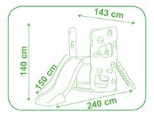 Klettergerüste Sets - Kletterset Multiactivity Climbing Tower Smoby mit 3 Kletterwänden mit Rutsche und Haus der Freunde mit Vorgarten und Küche ab 24 Monaten_52
