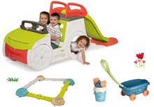 Preliezačky sety -  NA PREKLAD - Correpasillos Adventure Car con tobogán Smoby Un carrito de remolque con una pista de aventura para el desarrollo del movimiento y el equilibrio._32