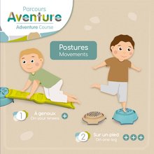 Penjalice za djecu - Pustolovna staza Adventure Course Smoby 4 daske i 4 uporišne točke za razvoj djetetove spretnosti pokreta od 24 mjes_19
