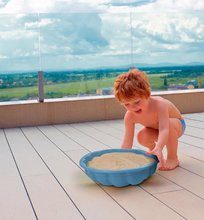 Nisipare pentru copii - Nisipar ecologic cu scoică Simple Sand Pit Green Smoby 35 cm pentru spațiile mici de la 18 luni_3