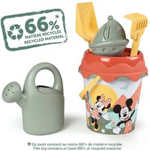 Kantice za pijesak - Vedro set ekologické Mickey Garnished Bucket Green Smoby s krhlou 17 cm výška 100% recyklovateľné od 18 mes SM862174_3
