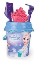 Kolečka do písku - Kolečko Frozen Smoby s kbelík setem 6 dílů modré s třpytkami od 18 měsíců_0
