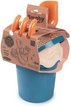 Vedierka do piesku -  NA PREKLAD - Cubo de caña de azúcar orgánica Bio Sugar Cane Bucket Smoby 4 piezas - de la colección Smoby Green 100% reciclable desde 18 meses_1