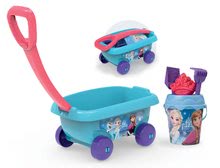 Odrážedla sety - Set odrážedlo Scooter Pink Smoby a skluzavka Toboggan s vodou, vozík s kbelík setem od 18 měsíců_4