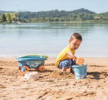 Pieskoviská sety - Set pieskovisko mušľa dvojdielne Watershell Pink BIG ružové a vozík na ťahanie z cukrovej trstiny Bio Sugar Cane s formičkami_4