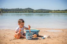 Roabe pentru nisip - Cărucior de tras din trestie de zahăr Bio Sugar Cane Beach Cart Smoby cu găleată -din colecția Smoby Green 100% reciclabil de la 18 luni_4