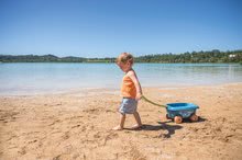 Roabe pentru nisip - Cărucior de tras din trestie de zahăr Bio Sugar Cane Beach Cart Smoby cu găleată -din colecția Smoby Green 100% reciclabil de la 18 luni_6