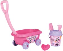 Taczki do piasku - Wózek do ciągnięcia Minnie Garnished Beach Cart Smoby z zestawem wiaderko od 18 m-cy SM867014_2