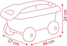 Schubkarren  - Schubkarren Cars Garnished Beach Cart Smoby Eimer mit Set ab 18 Monaten SM867017_1